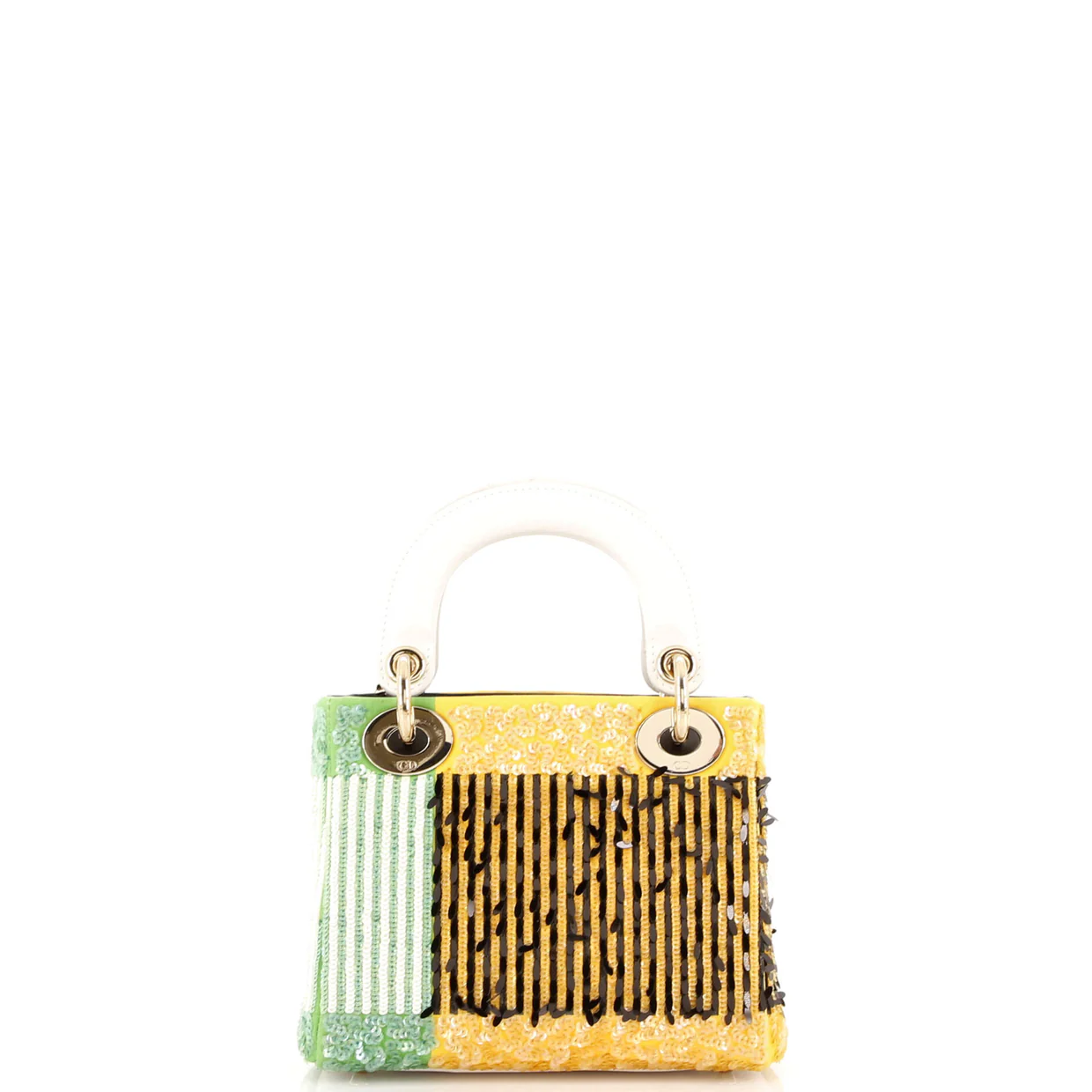 Lady Dior Chain Bag Flower Pop Embellished Sequin Mini - Deep Luxury