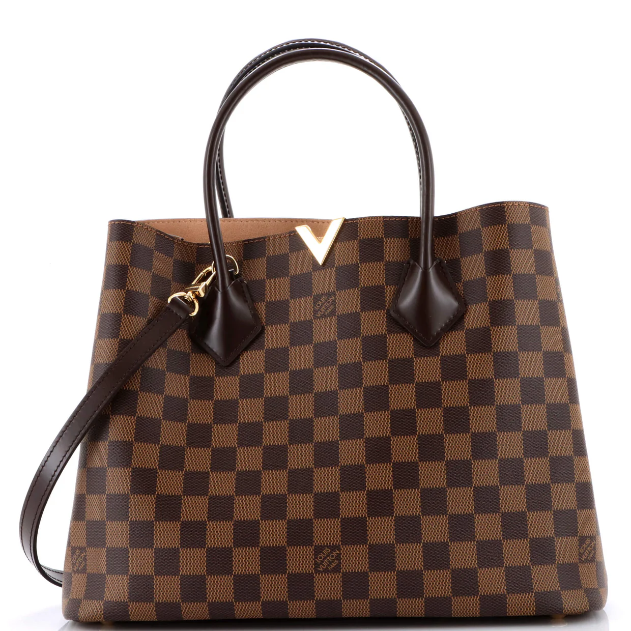 Kensington Handbag Damier - Deep Luxury