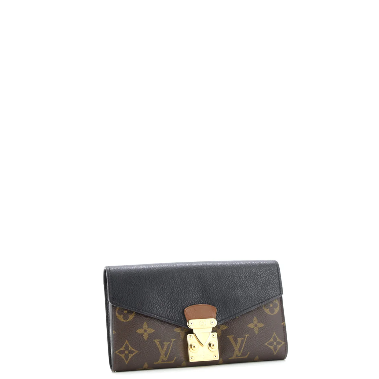 Pallas Wallet Monogram Canvas and Calfskin - Deep Luxury