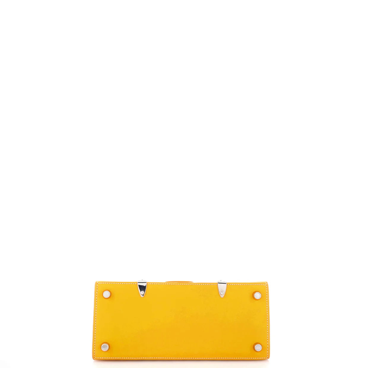 Structured Saigon Top Handle Bag Coated Canvas with Leather Mini - Deep Luxury