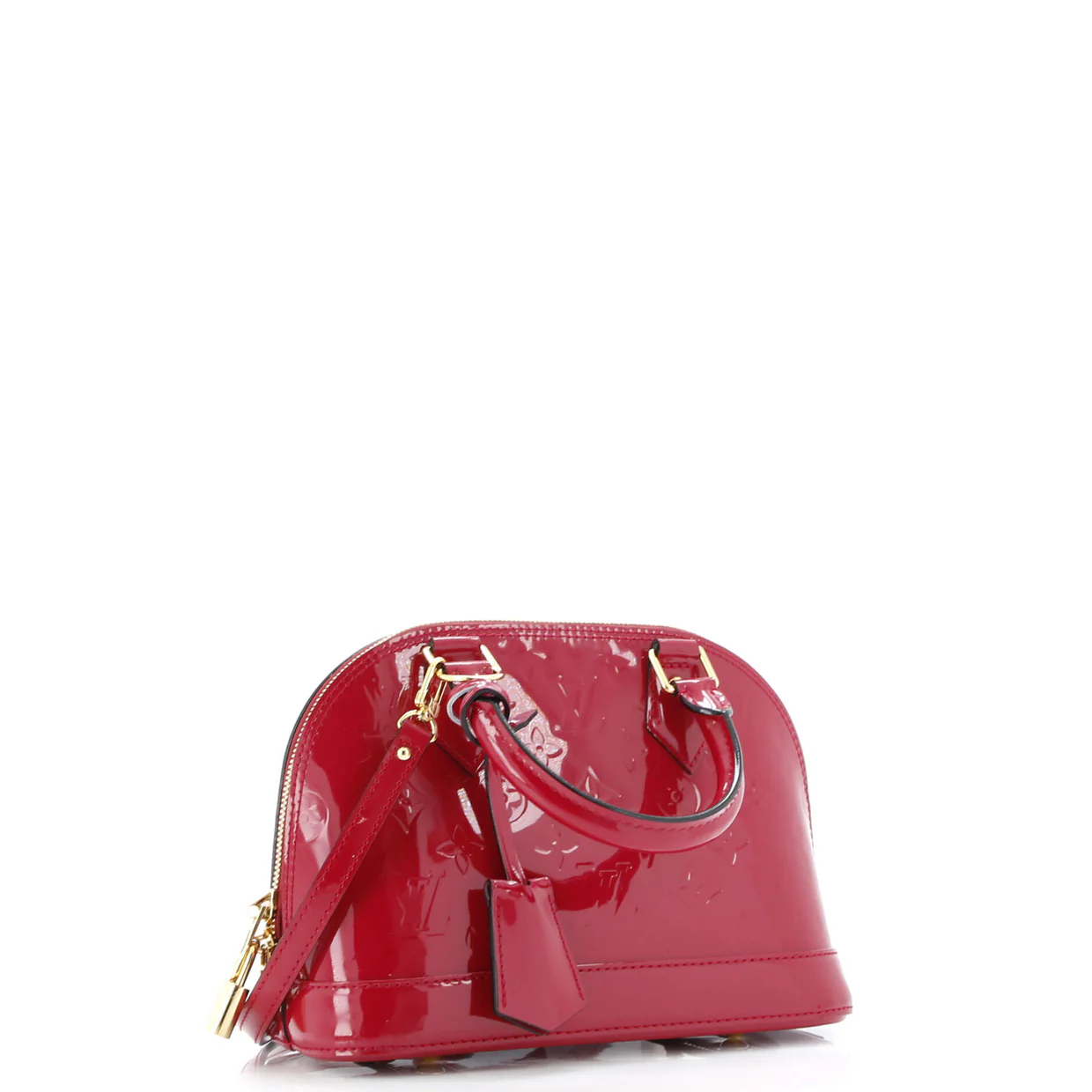 Alma Handbag Monogram Vernis BB - Deep Luxury