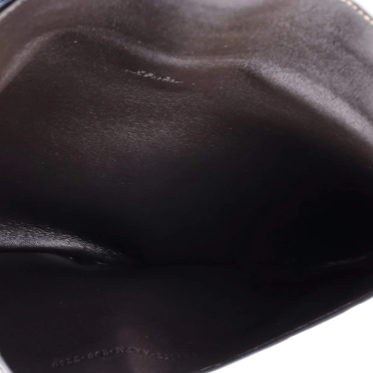 F is Fendi Envelope Flat Pouch Zucca Embossed Leather Large - Deep Luxury
