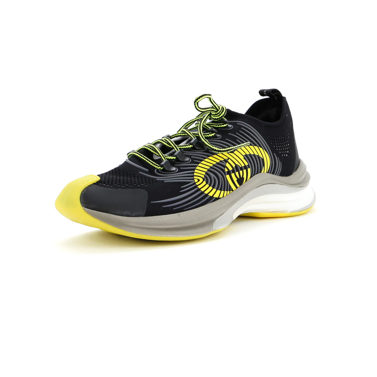Men's Run Sneakers Embroidered Technical Fabric - Deep Luxury
