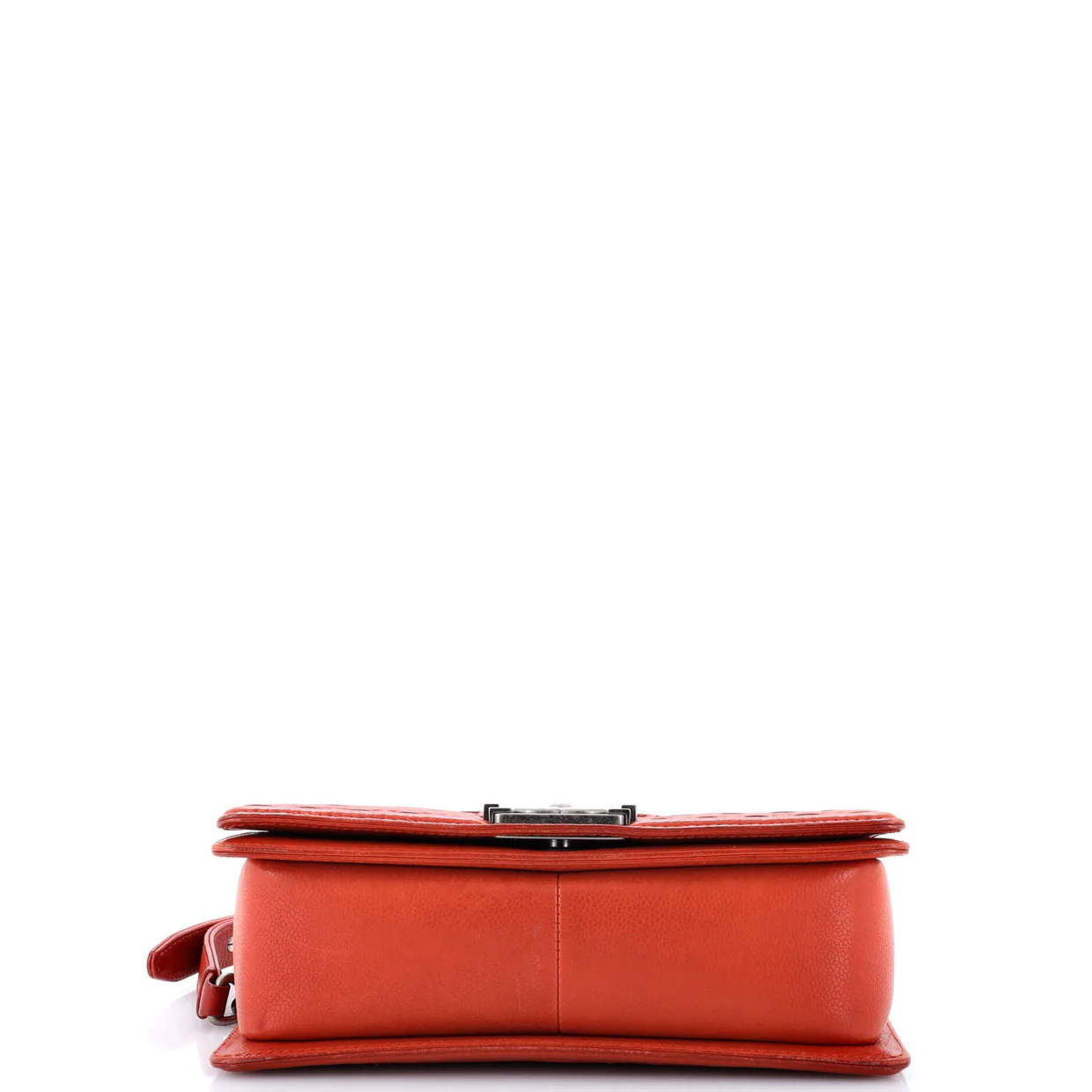 Paris-Dallas Boy Flap Bag Whipstitch Caviar Old Medium - Deep Luxury