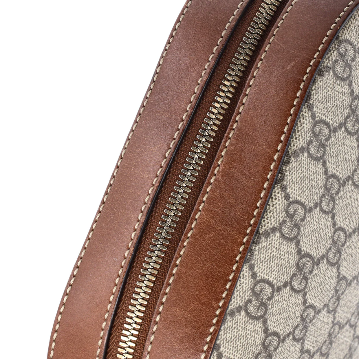 Chain Crossbody Bag GG Coated Canvas and Leather Mini - Deep Luxury