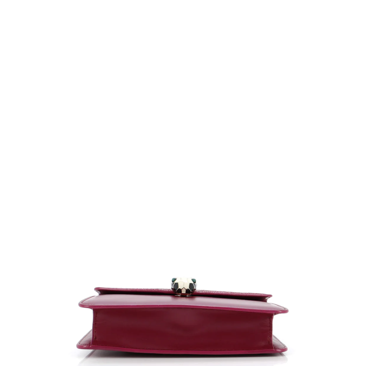 Serpenti Forever Square Shoulder Bag Leather and Stingray Small - Deep Luxury