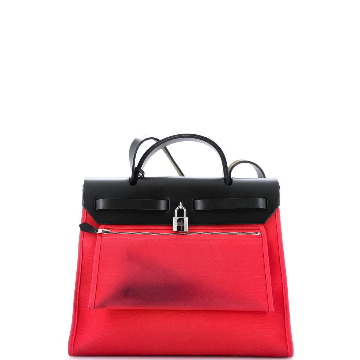 Herbag Zip Leather and Toile 31 - Deep Luxury