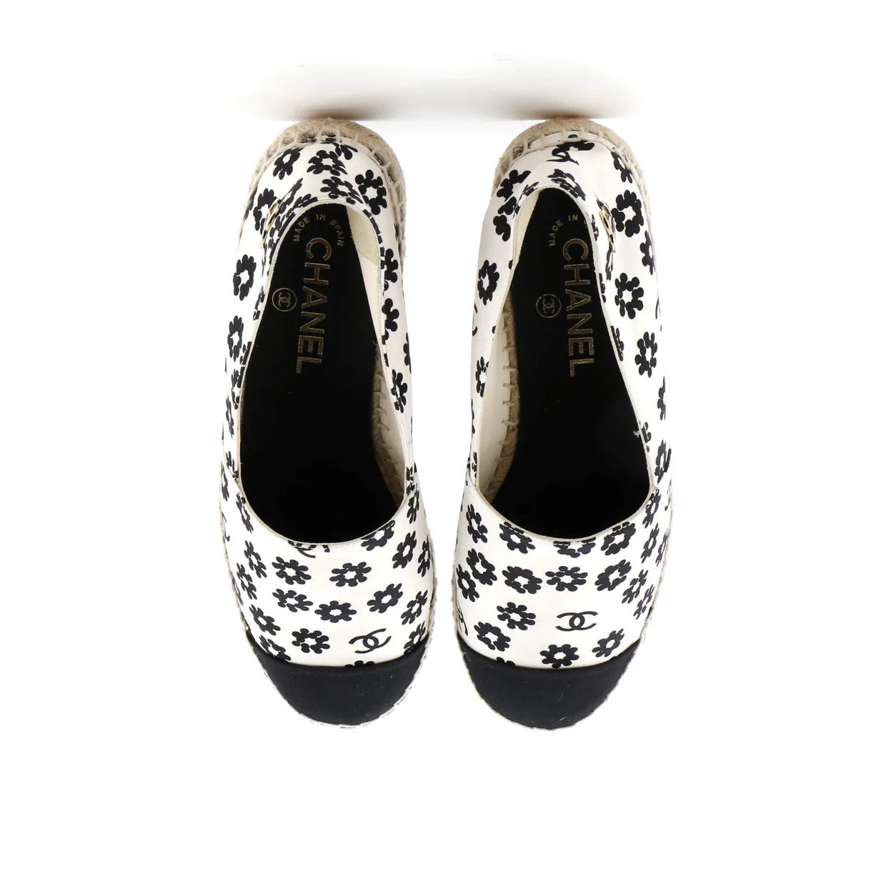 Women's Cap Toe Espadrilles Printed Canvas - Deep Luxury