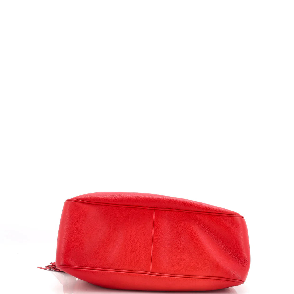 Soho Chain Zip Shoulder Bag Leather Medium - Deep Luxury