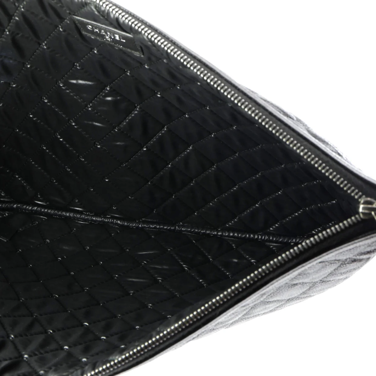 Boy O Case Clutch Quilted Caviar Large - Deep Luxury