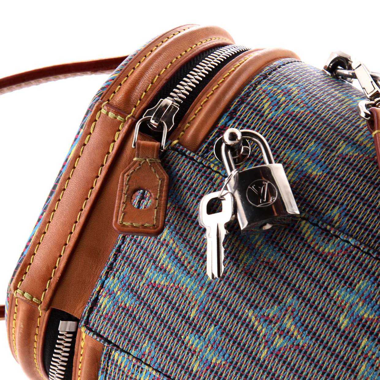 Cannes Handbag Damier Monogram LV Pop Canvas - Deep Luxury