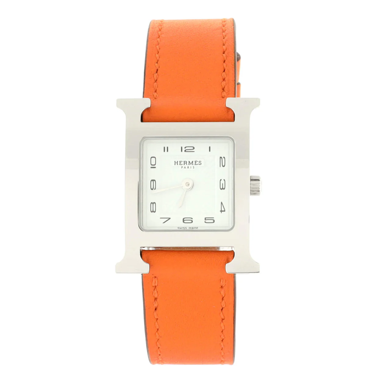 Heure H Quartz Watch Stainless Steel and Leather 21 - Deep Luxury