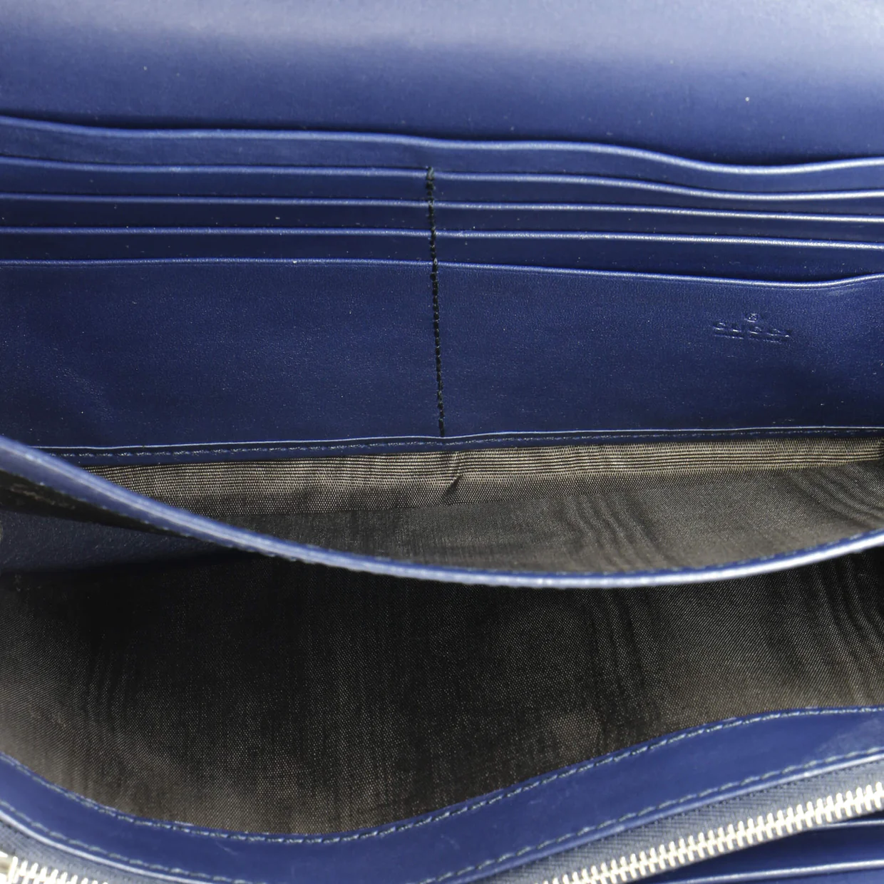 Dionysus Chain Wallet GG Velvet Small - Deep Luxury