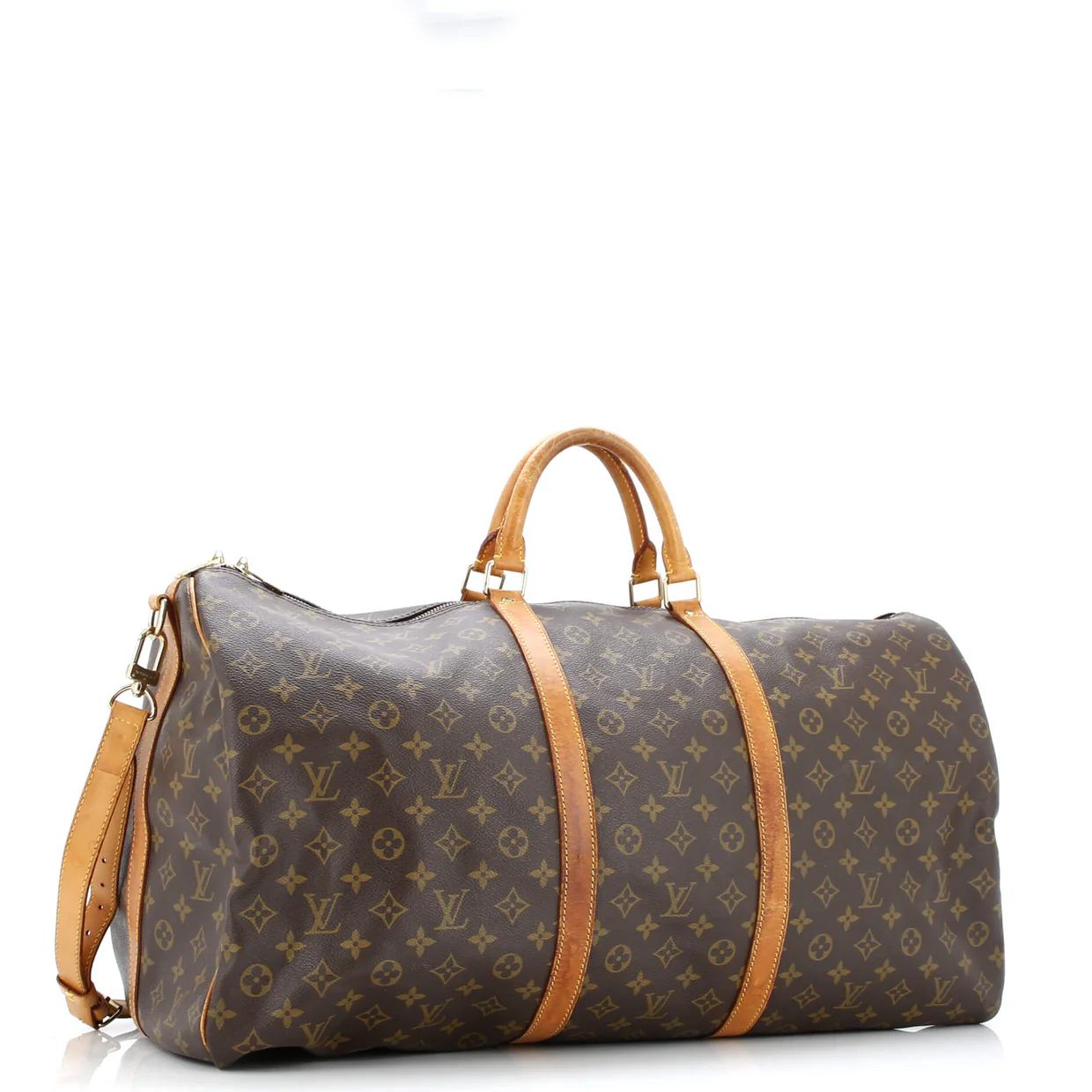 Keepall Bandouliere Bag Monogram Canvas 60 - Deep Luxury