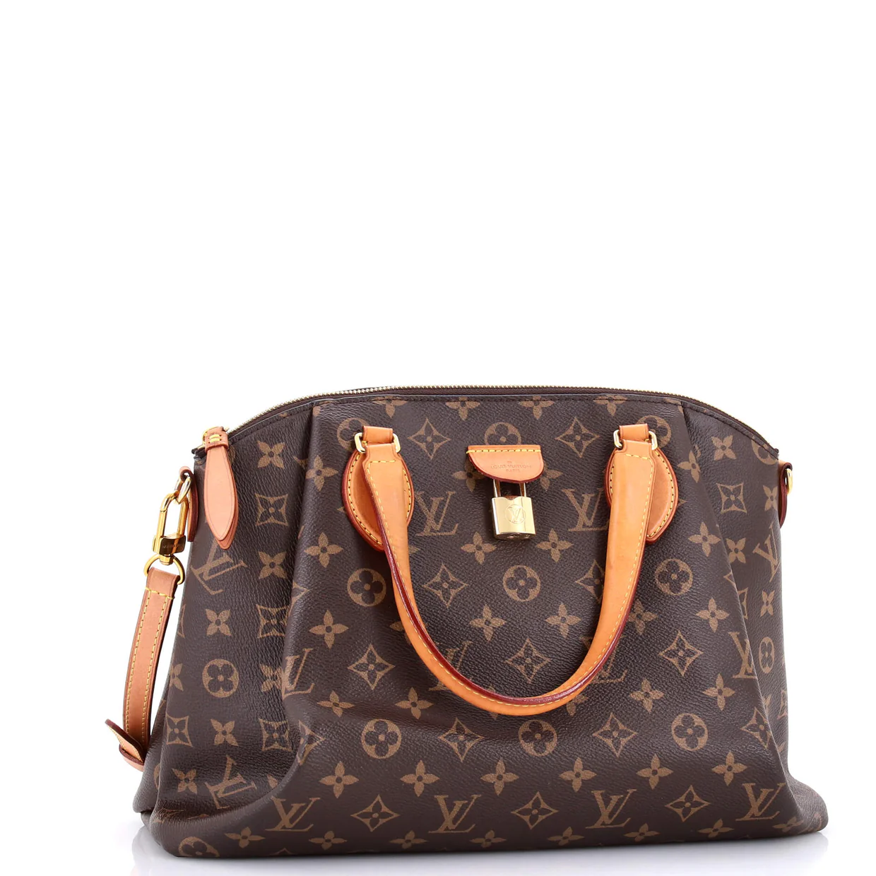 Rivoli Handbag Monogram Canvas MM - Deep Luxury