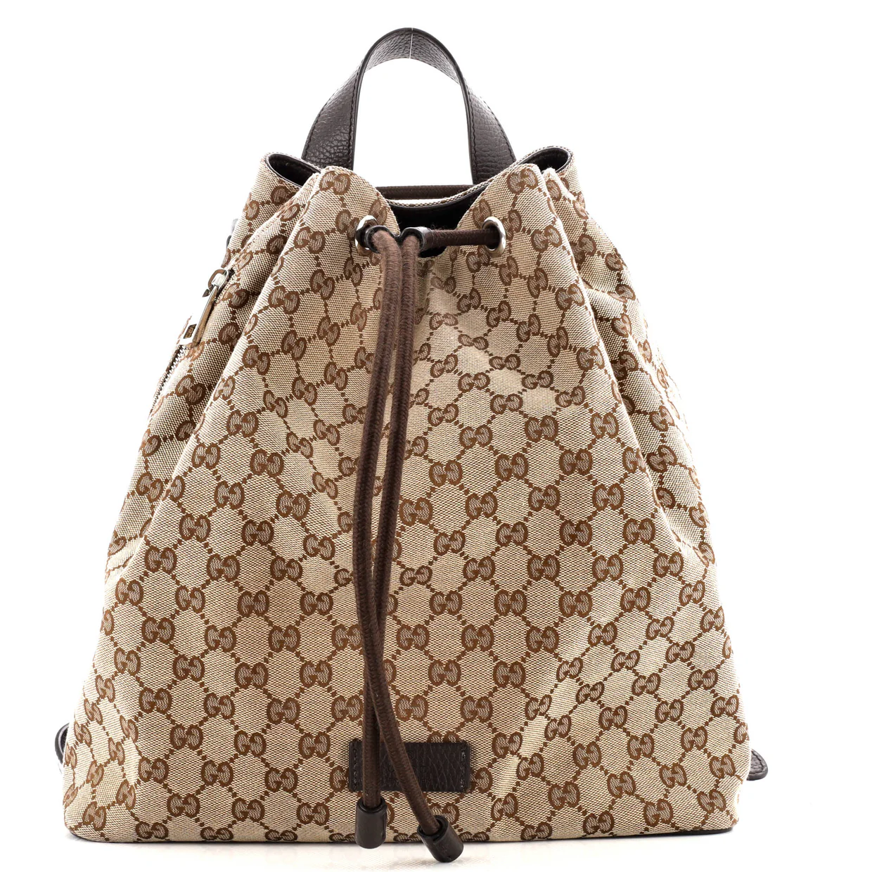 Drawstring Backpack GG Canvas Medium - Deep Luxury