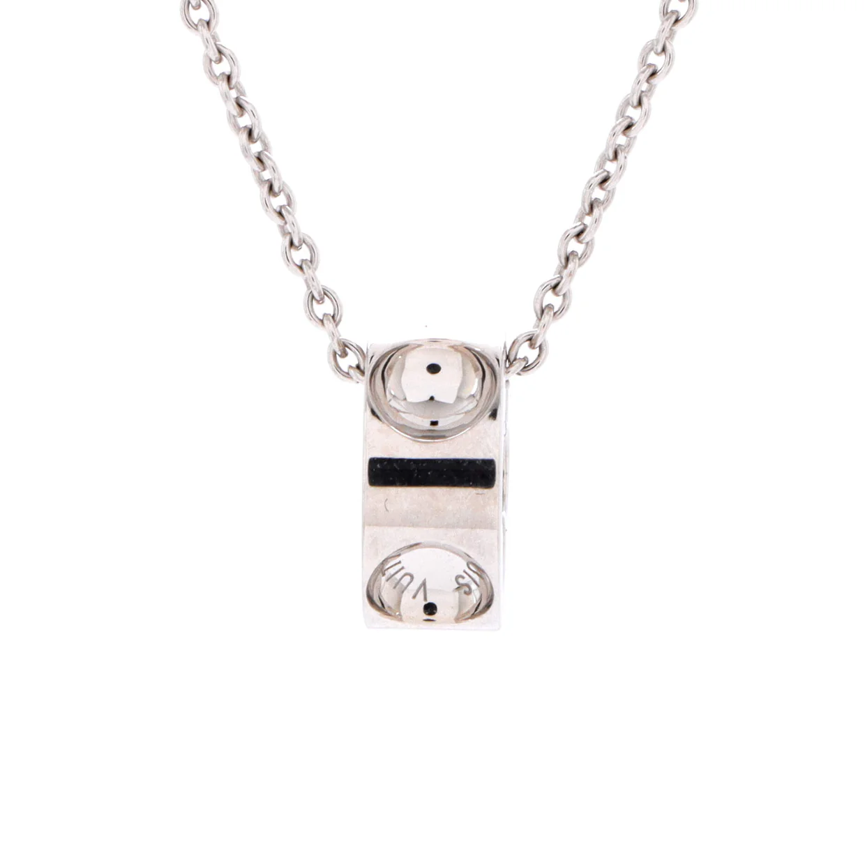 Empreinte Pendant Necklace 18K White Gold - Deep Luxury