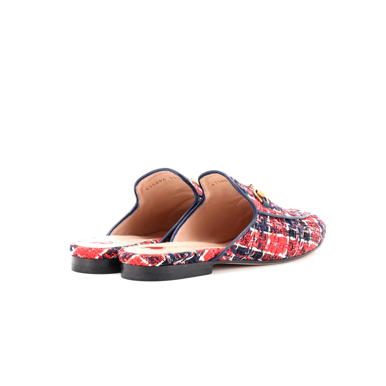 Women's Princetown Mules Tweed - Deep Luxury