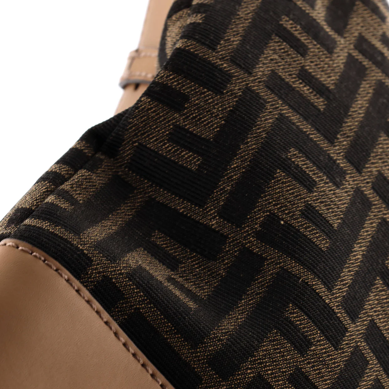 After Crossbody Bag Zucca Canvas with Leather - Deep Luxury