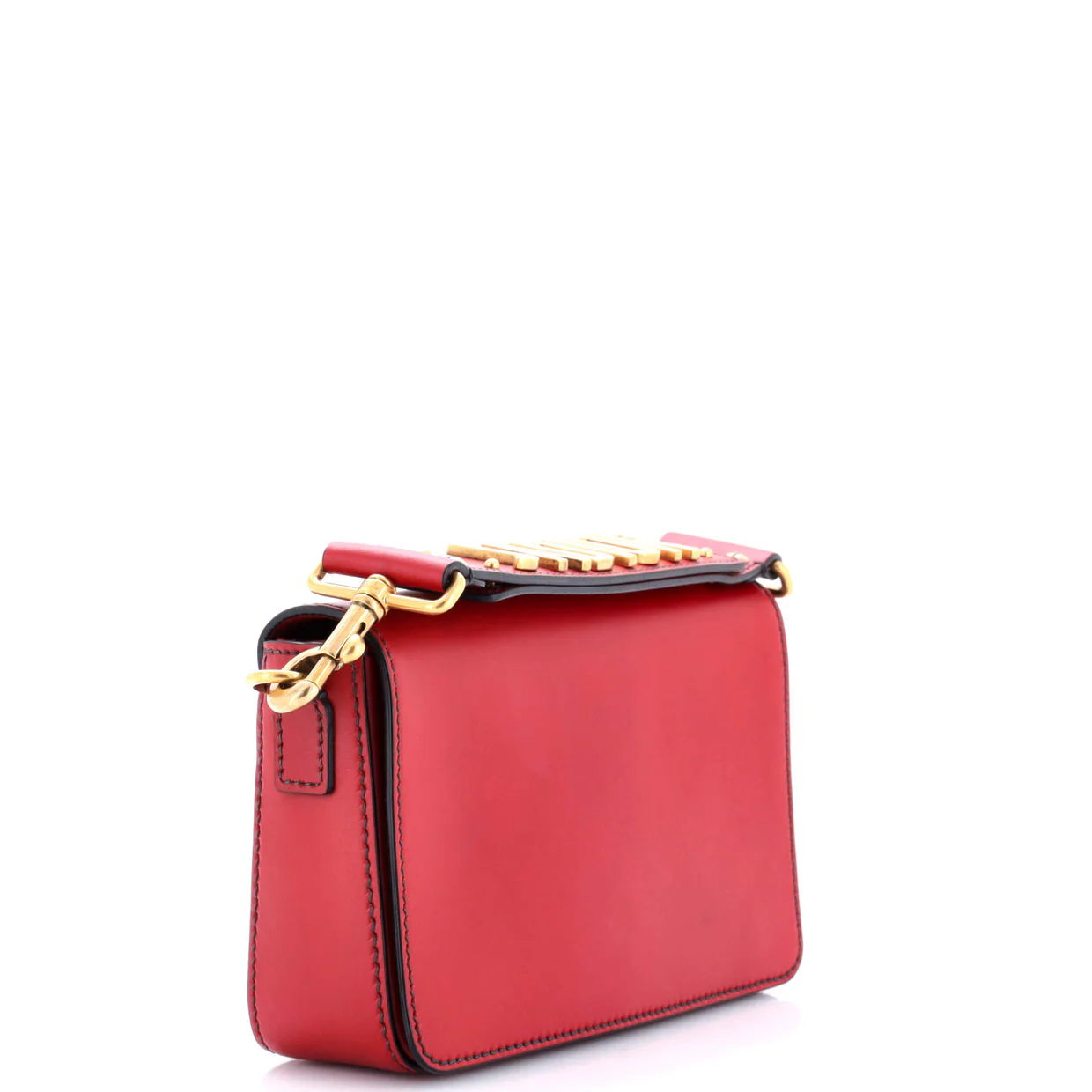 J'Adior Adjustable Strap Flap Bag Leather Small - Deep Luxury