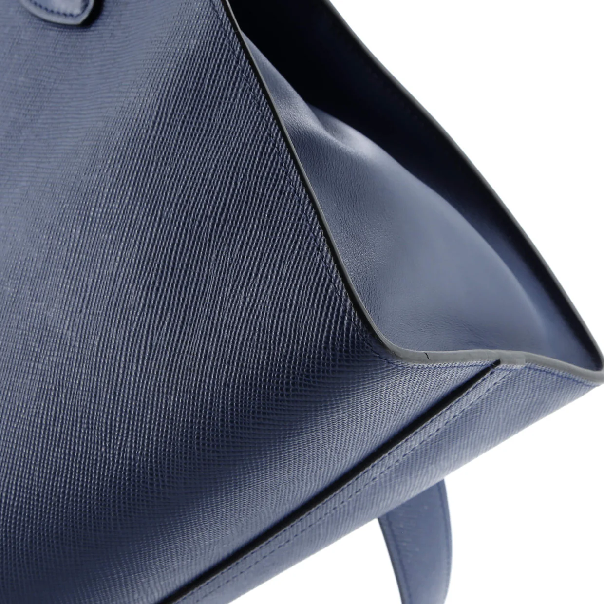 Monochrome Tote Saffiano with City Calf Medium - Deep Luxury