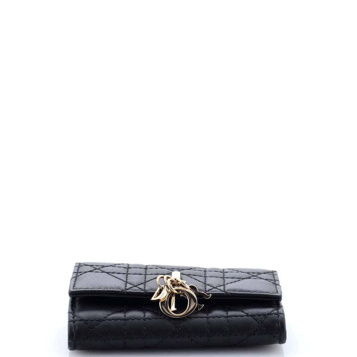 My Dior Glycine Wallet Cannage Quilt Lambskin - Deep Luxury