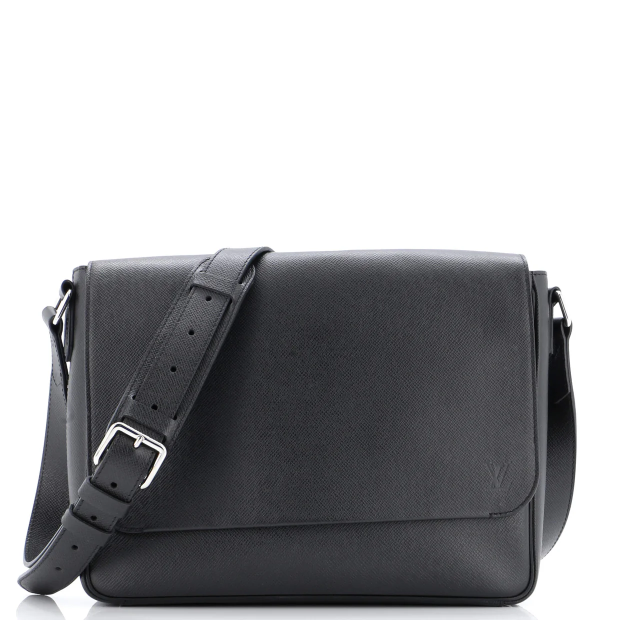 Roman NM Handbag Taiga Leather MM - Deep Luxury