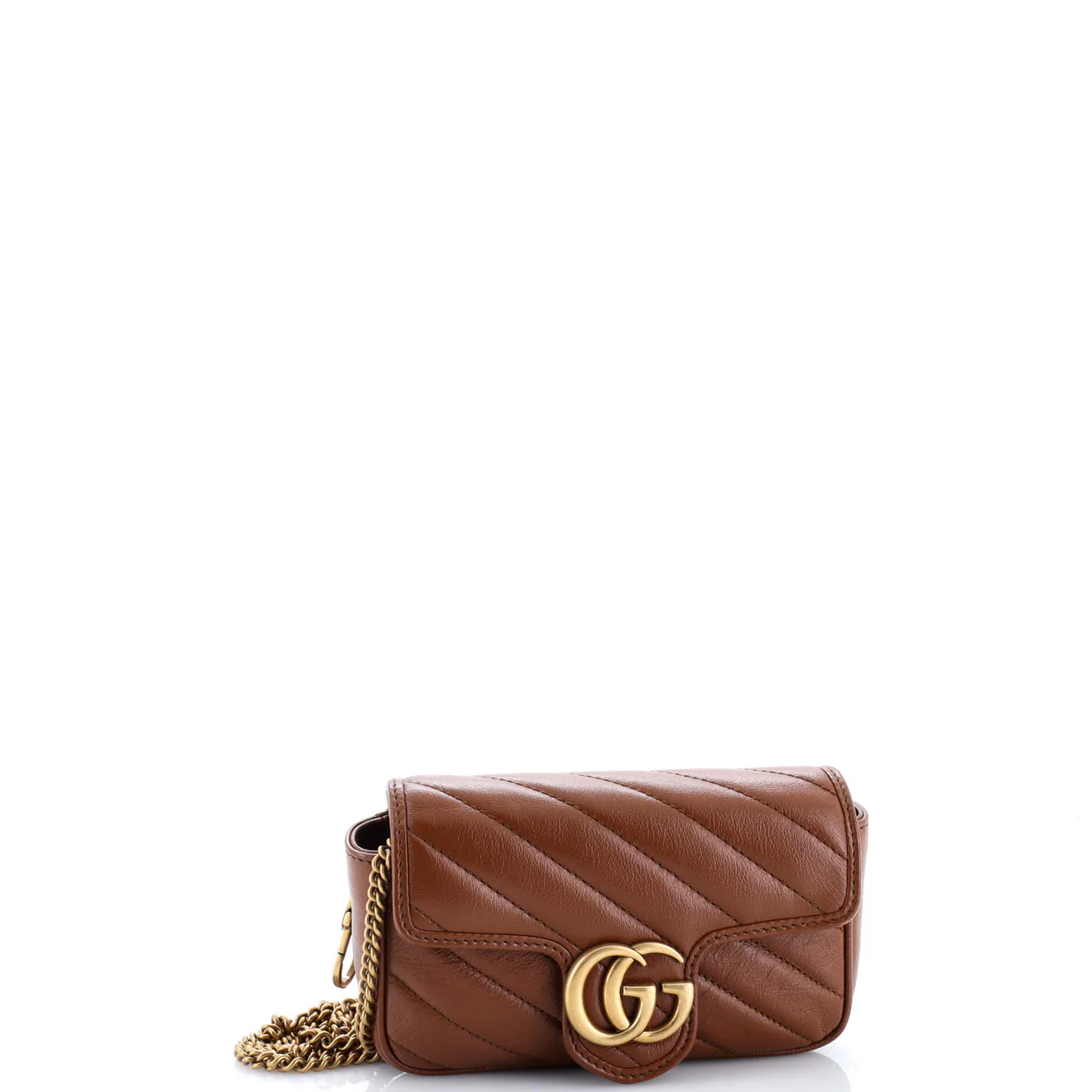 GG Marmont Flap Bag Matelasse Leather Super Mini - Deep Luxury