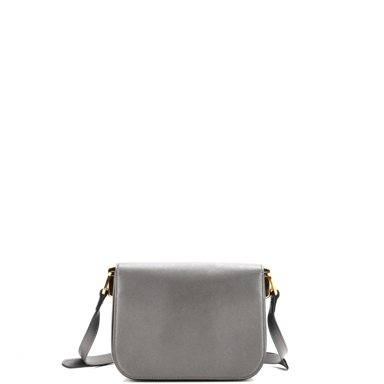 Embleme Flap Bag Saffiano Leather Small - Deep Luxury