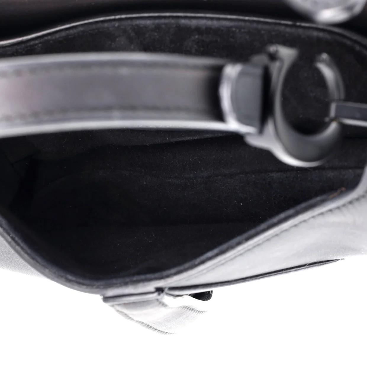 Ultra Matte Saddle Handbag Leather Mini - Deep Luxury