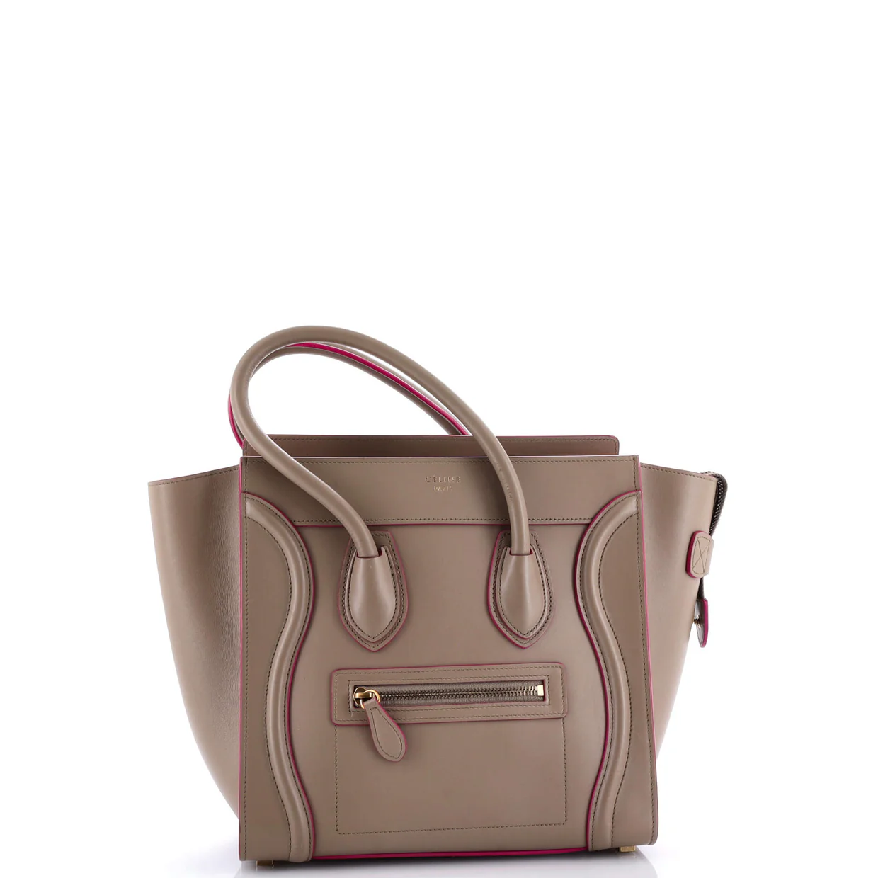 Luggage Bag Smooth Leather Micro - Deep Luxury