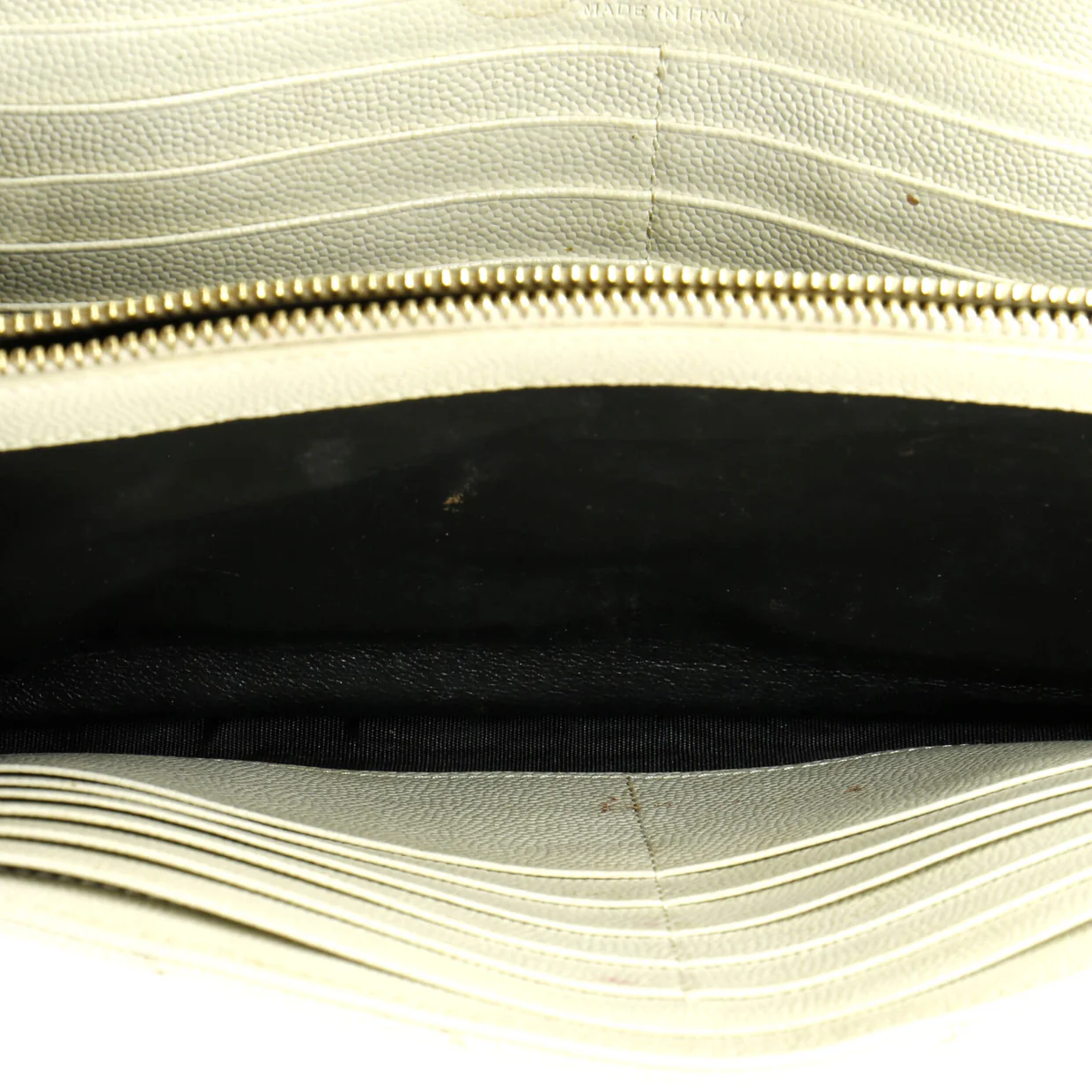 Classic Monogram Wallet on Chain Matelasse Chevron Leather Medium - Deep Luxury