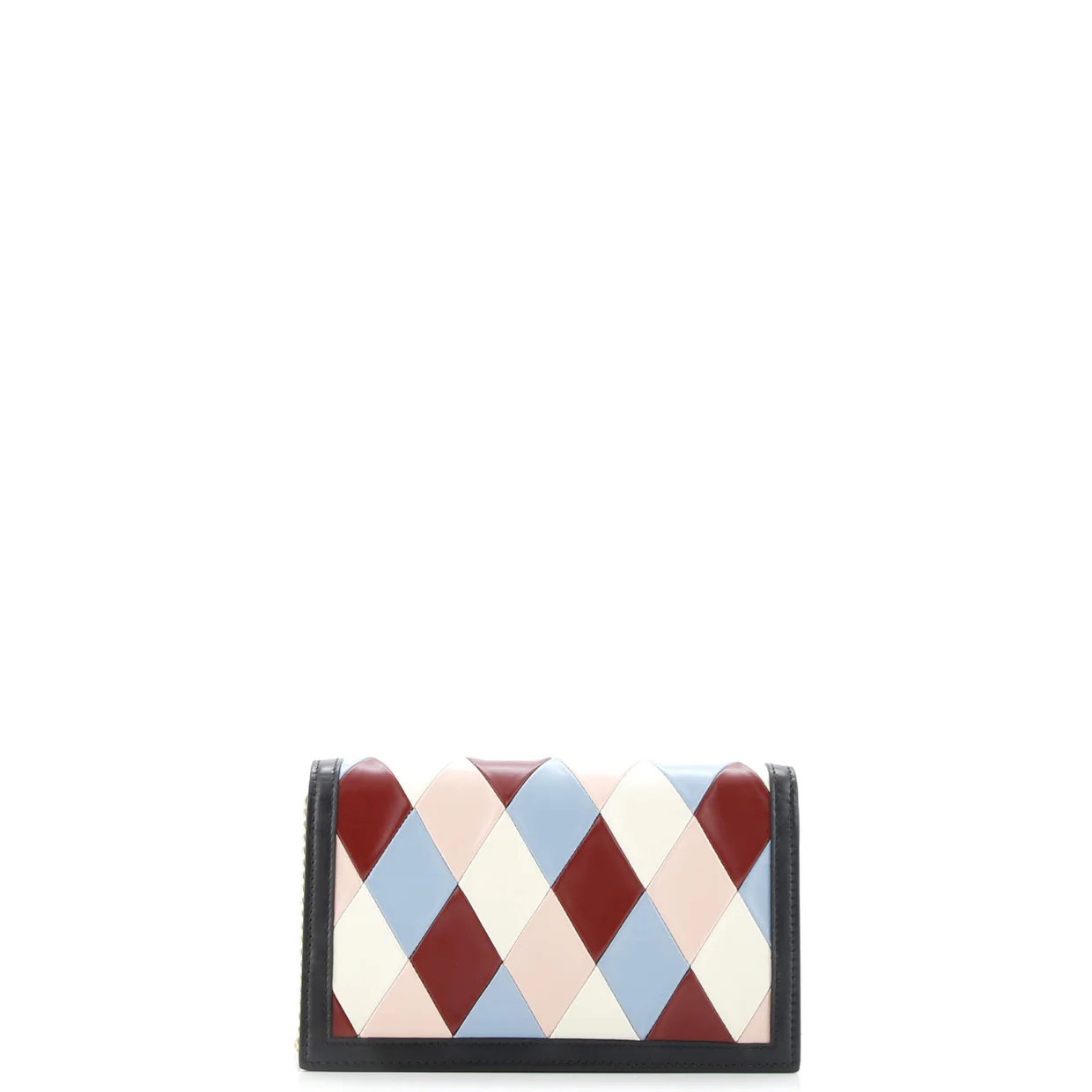 Diana Bamboo Chain Flap Bag Patchwork Leather Mini - Deep Luxury