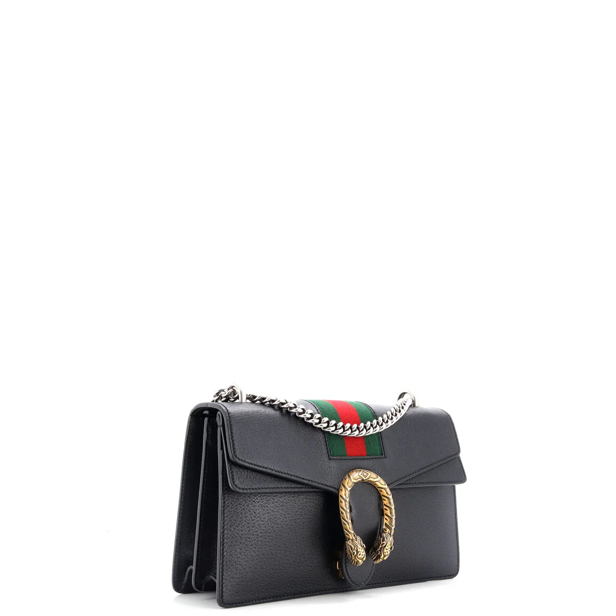 Web Dionysus Bag Leather Small - Deep Luxury