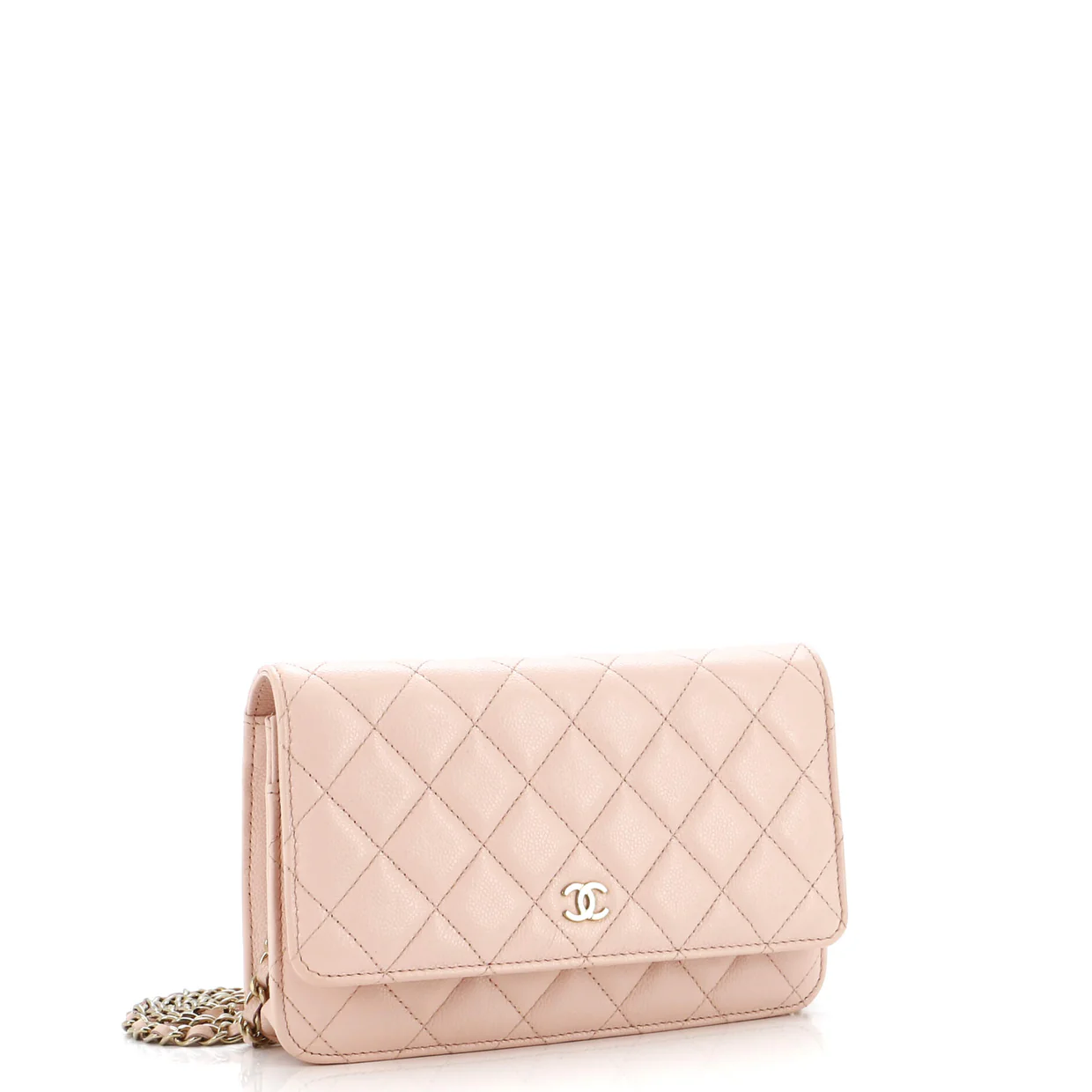 Wallet on Chain Quilted Caviar - Deep Luxury