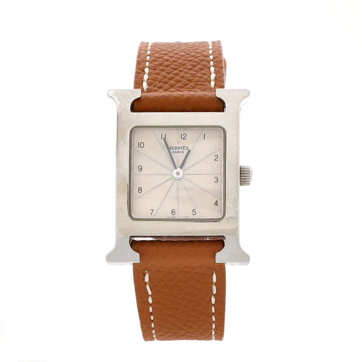 Heure H Quartz Watch Stainless Steel and Leather 21 - Deep Luxury