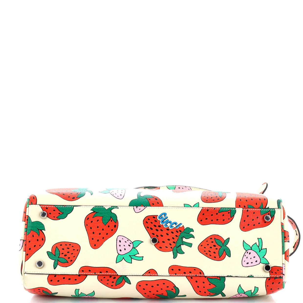 Zumi Top Handle Bag Printed Leather Medium - Deep Luxury