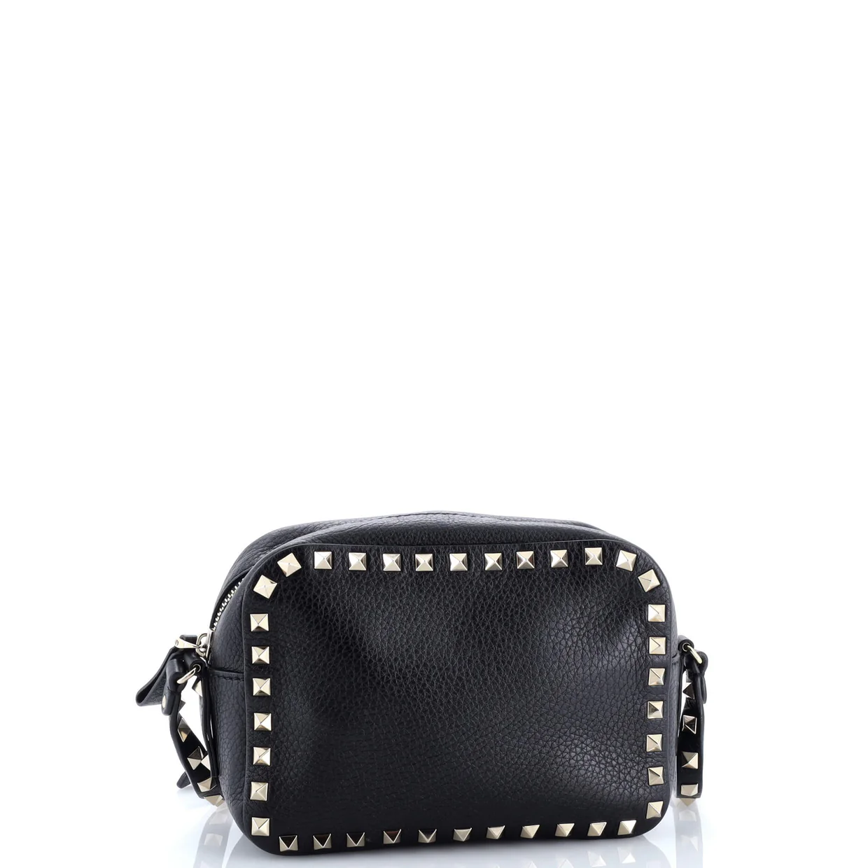 Rockstud Camera Crossbody Bag Leather - Deep Luxury