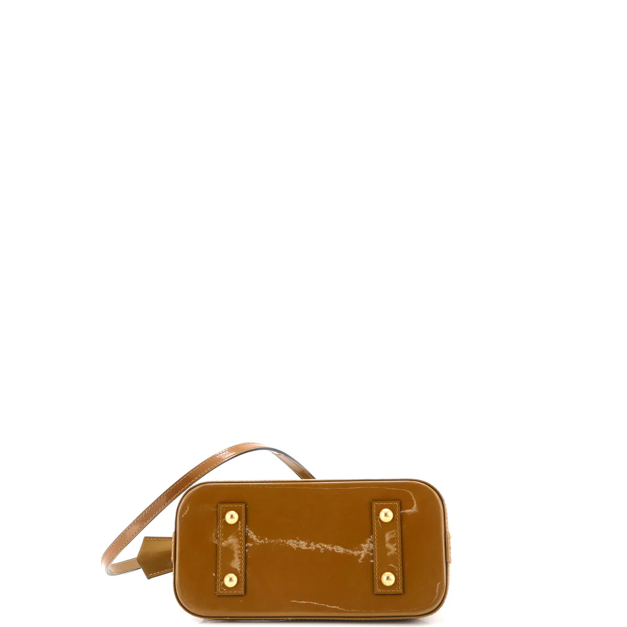 Alma Handbag Monogram Vernis BB - Deep Luxury