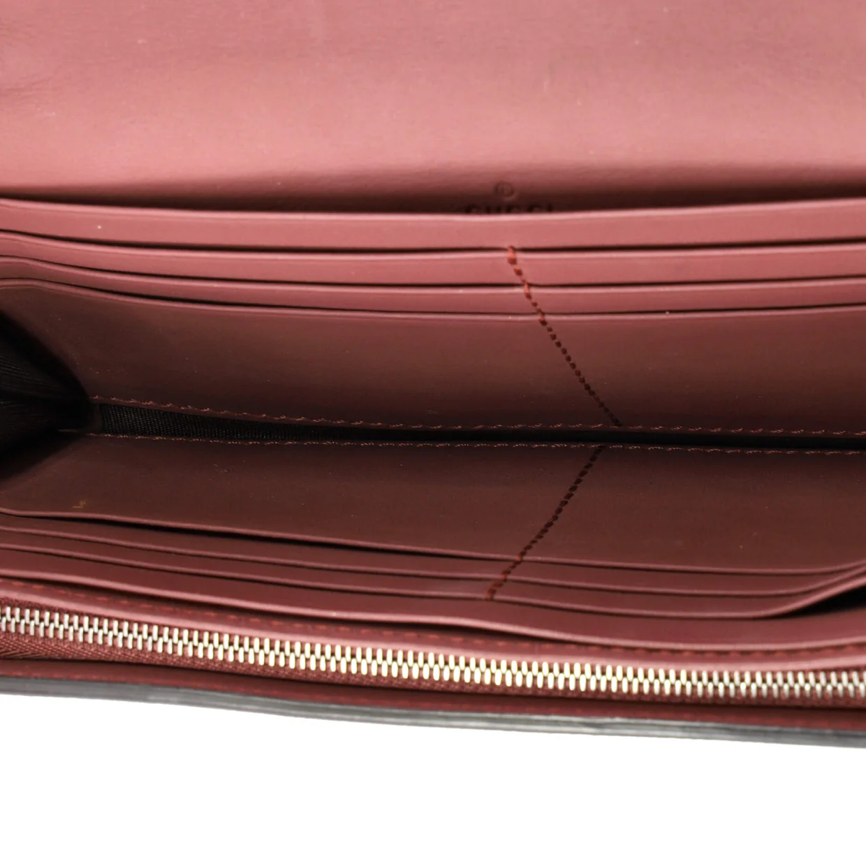 Dionysus Chain Wallet Blooms Print GG Coated Canvas Long - Deep Luxury