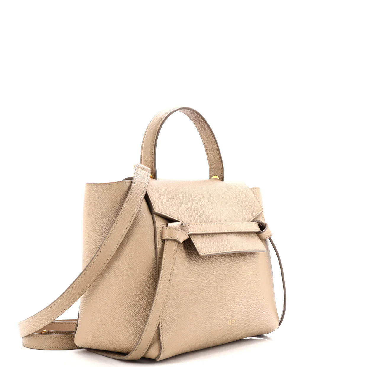 Belt Bag Textured Leather Micro - Deep Luxury