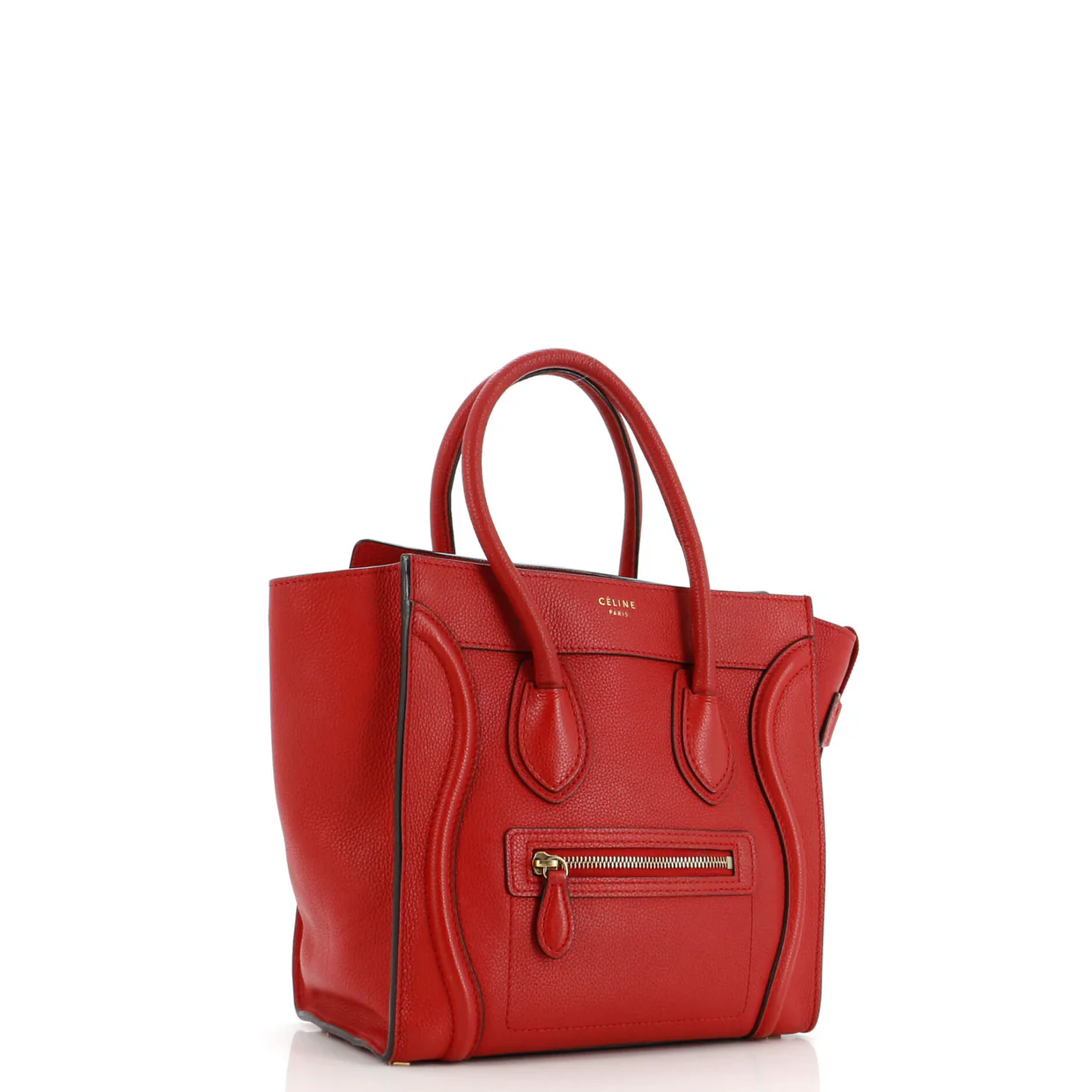 Luggage Bag Grainy Leather Micro - Deep Luxury