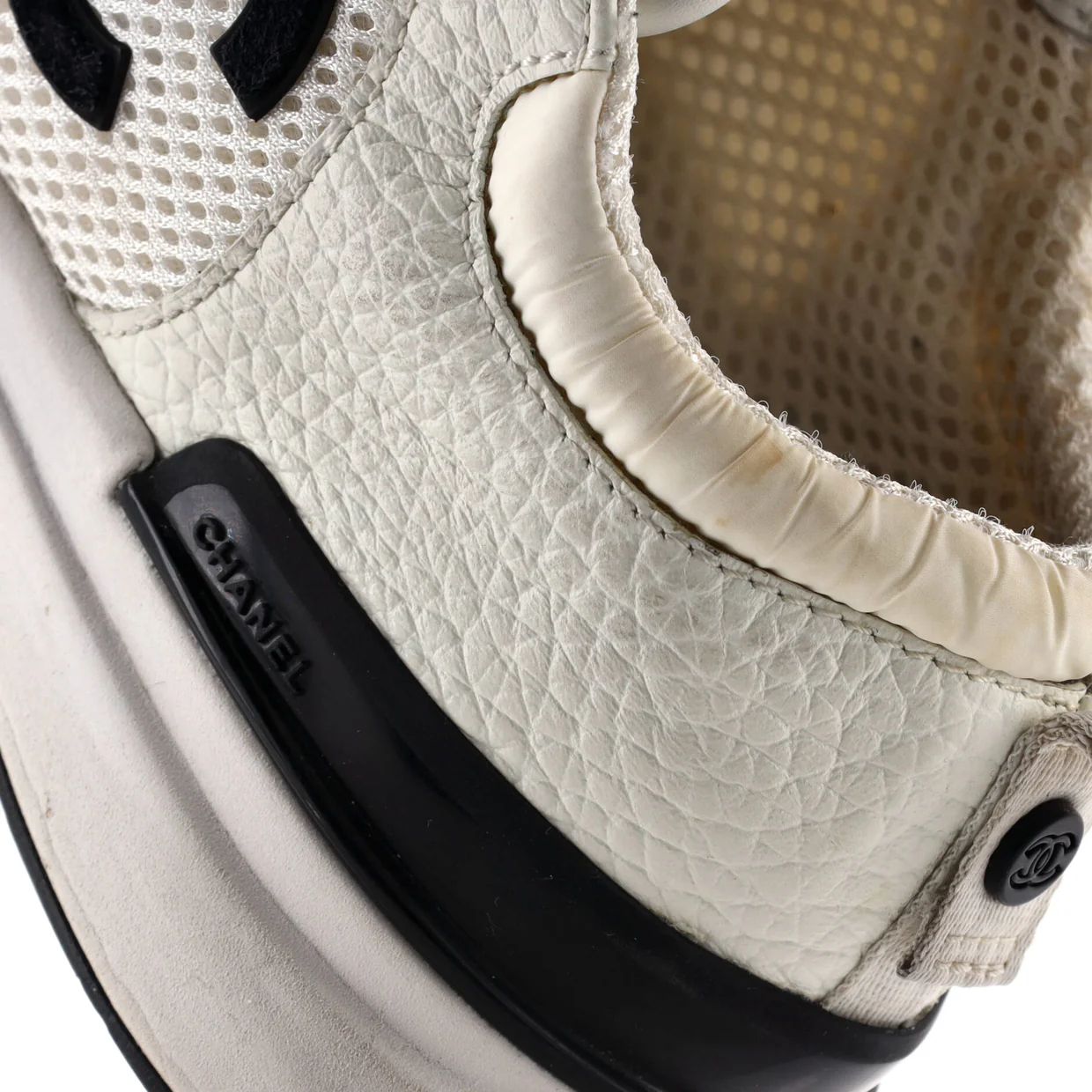 Women's CC Low-Top Sneakers Leather and Mesh - Deep Luxury