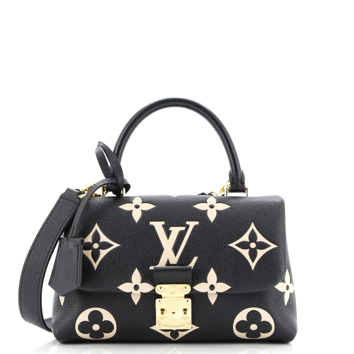 Madeleine Handbag Bicolor Monogram Empreinte Giant BB - Deep Luxury