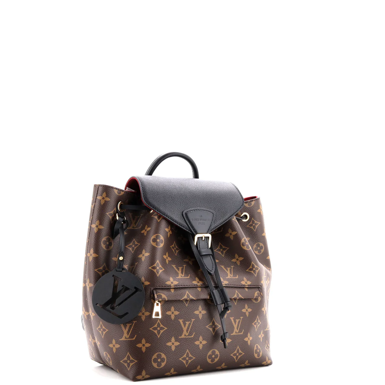 Montsouris NM Backpack Monogram Canvas with Leather PM - Deep Luxury