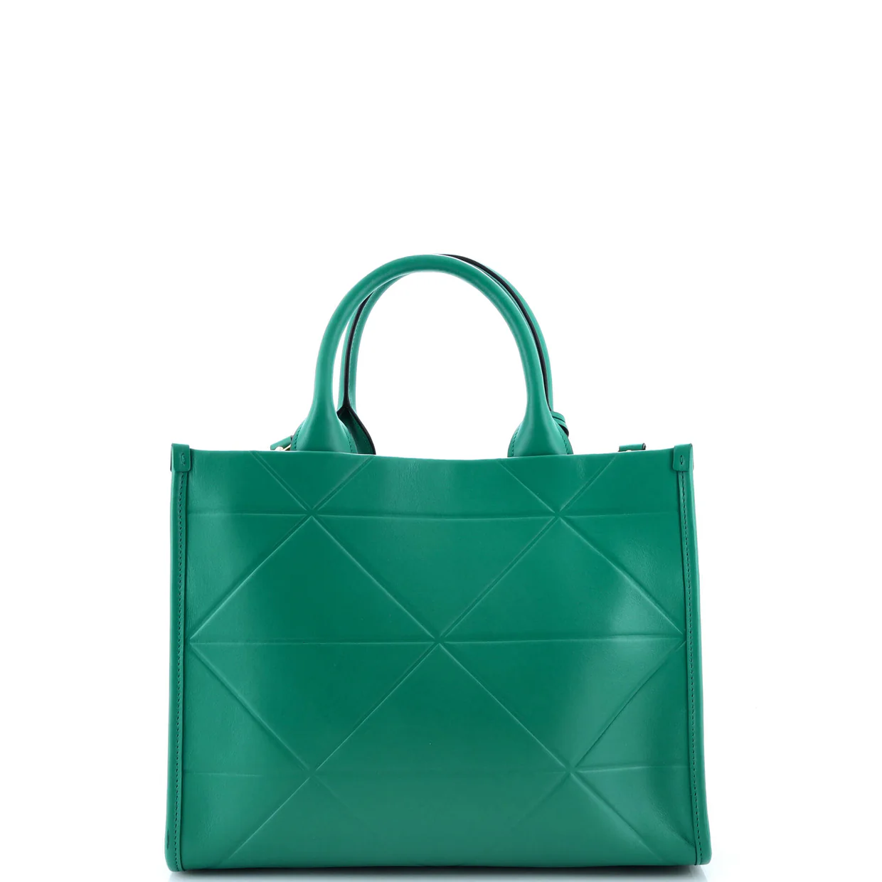 Symbole Shopper Tote Embossed Leather Small - Deep Luxury