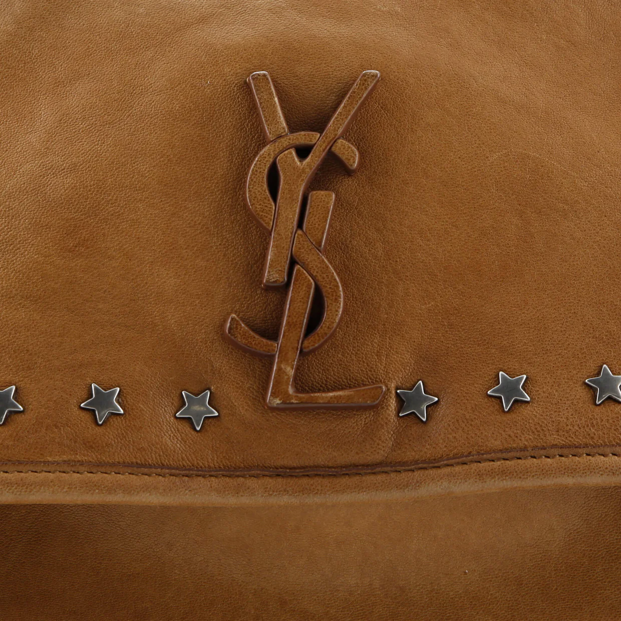 Niki Chain Flap Bag Studded Leather Medium - Deep Luxury