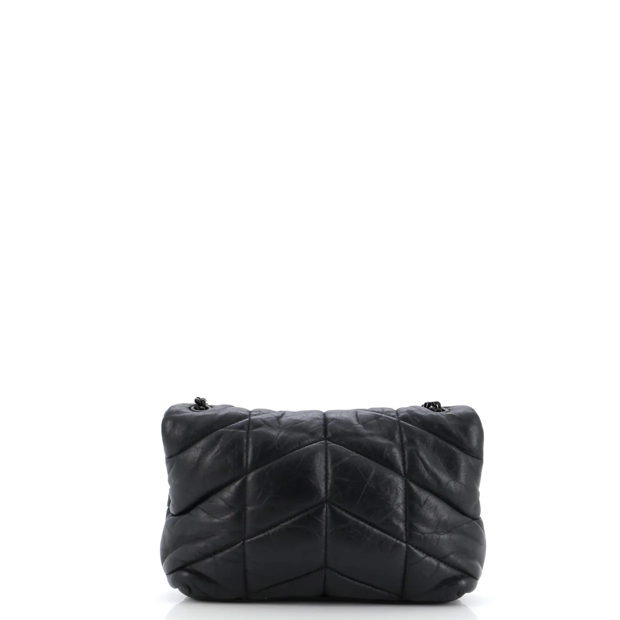 Loulou Puffer Shoulder Bag Quilted Leather Mini - Deep Luxury