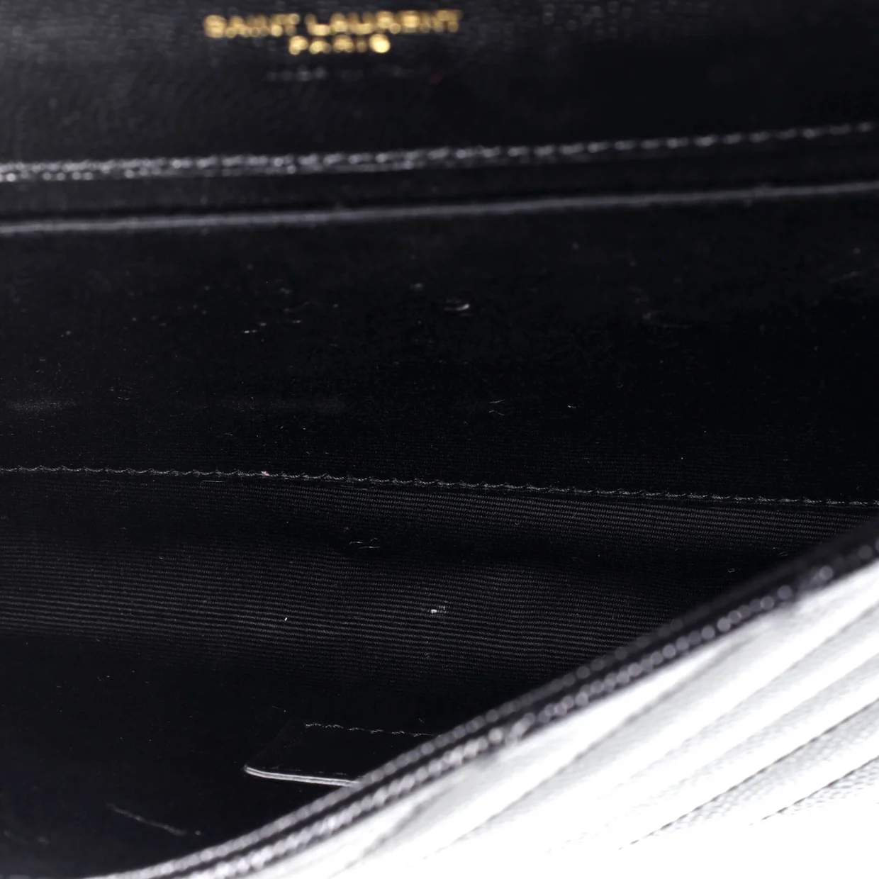 Classic Monogram Envelope Wristlet Clutch Matelasse Chevron Leather - Deep Luxury