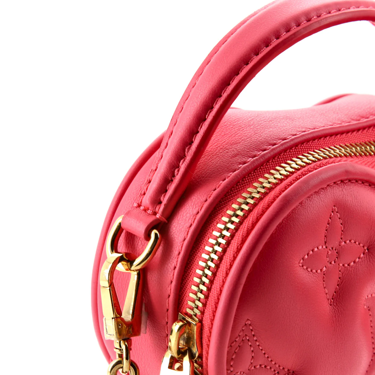 Pop My Heart Pouch Bag Bubblegram Leather - Deep Luxury